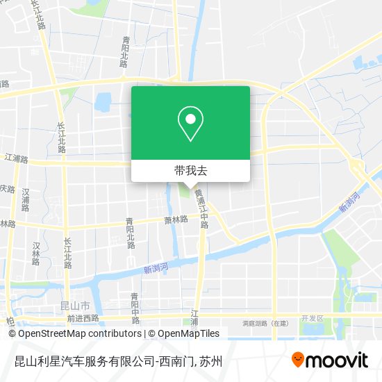 昆山利星汽车服务有限公司-西南门地图