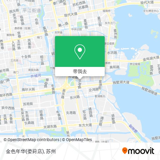 金色年华(娄葑店)地图