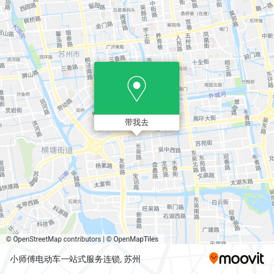 小师傅电动车一站式服务连锁地图