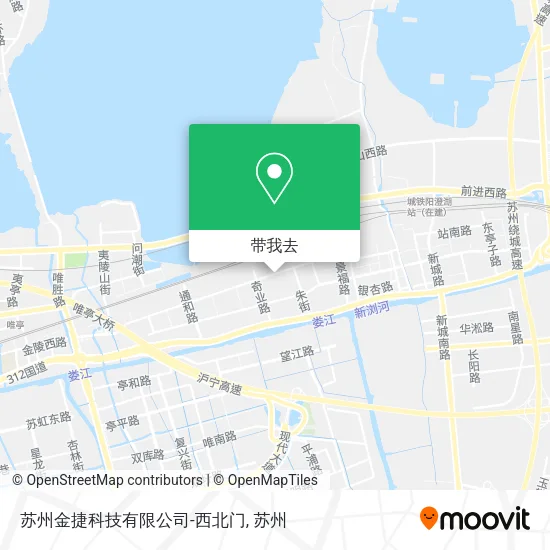 苏州金捷科技有限公司-西北门地图