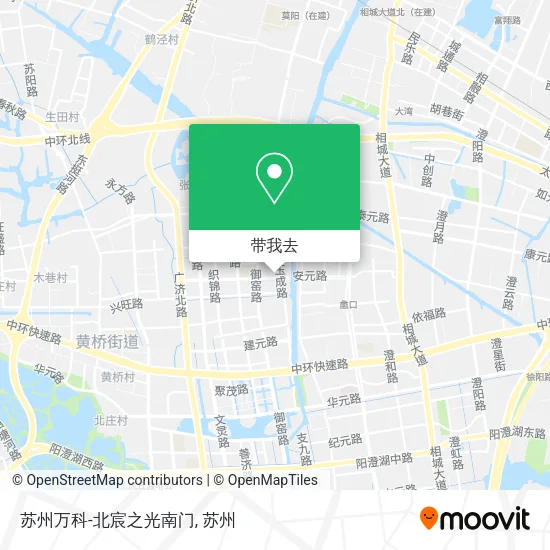苏州万科-北宸之光南门地图