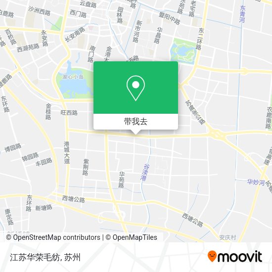 江苏华荣毛纺地图