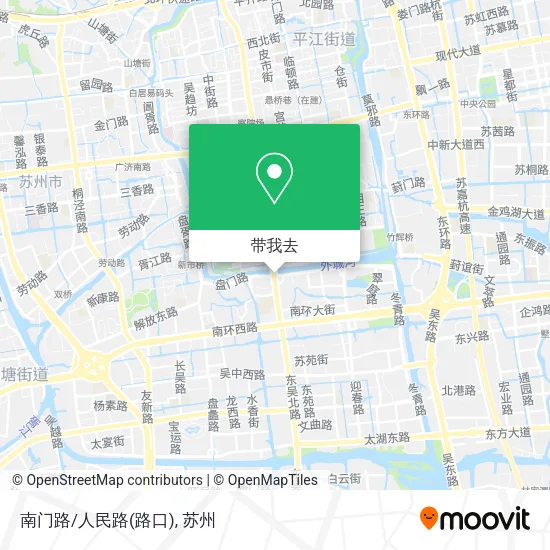 南门路/人民路(路口)地图