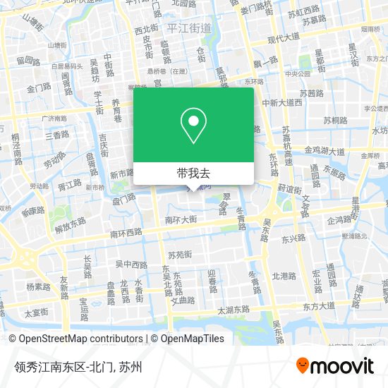 领秀江南东区-北门地图