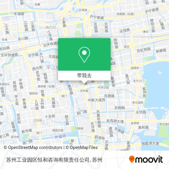 苏州工业园区恒和咨询有限责任公司地图