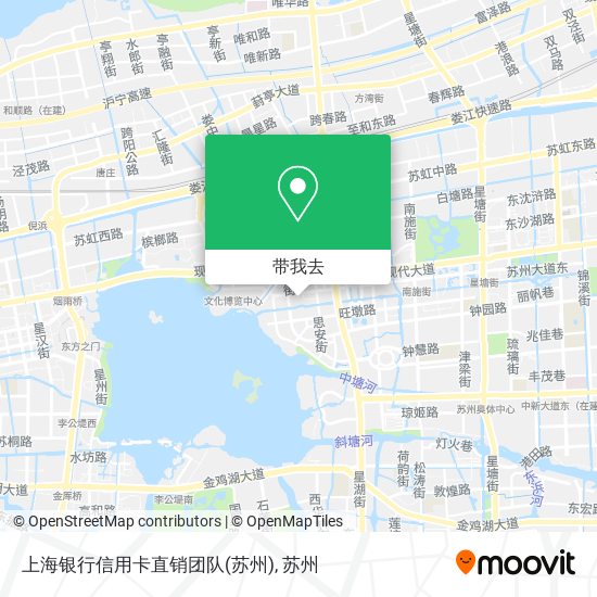 上海银行信用卡直销团队(苏州)地图