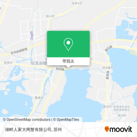 湖畔人家大闸蟹有限公司地图