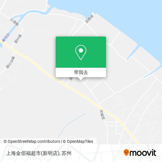 上海金佰福超市(新明店)地图
