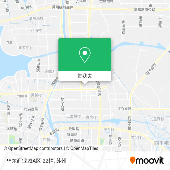 华东商业城A区-22幢地图