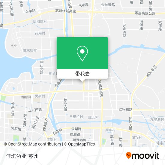 佳琪酒业地图
