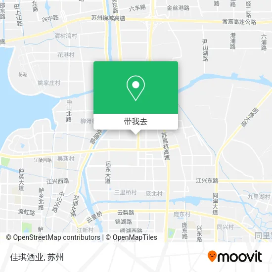 佳琪酒业地图