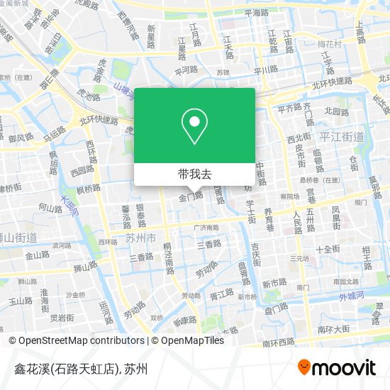 鑫花溪(石路天虹店)地图