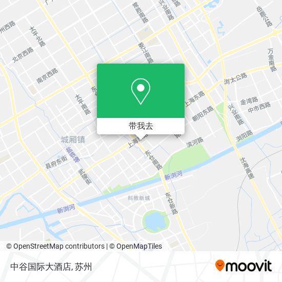 中谷国际大酒店地图