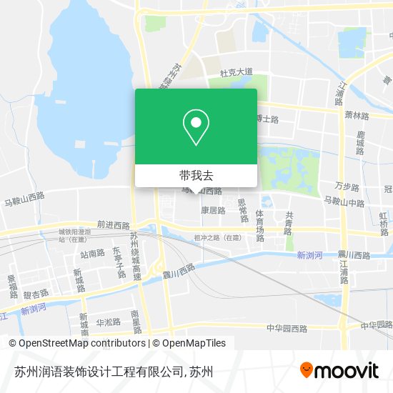 苏州润语装饰设计工程有限公司地图