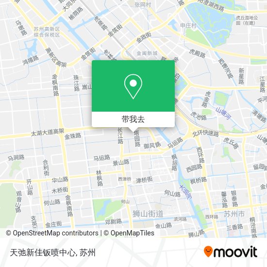 天弛新佳钣喷中心地图