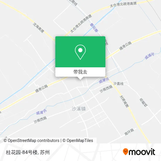 桂花园-84号楼地图