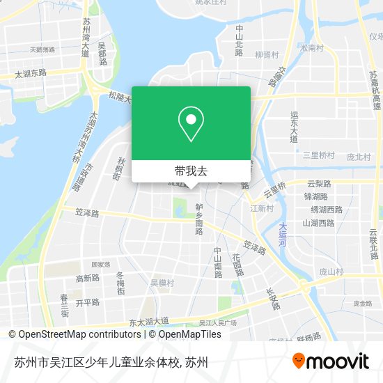 苏州市吴江区少年儿童业余体校地图