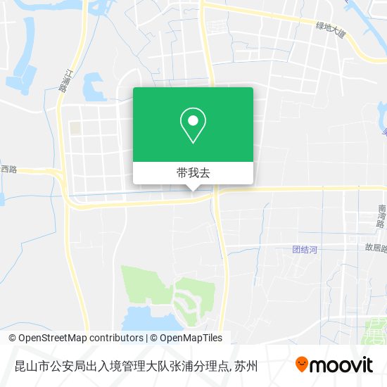 昆山市公安局出入境管理大队张浦分理点地图