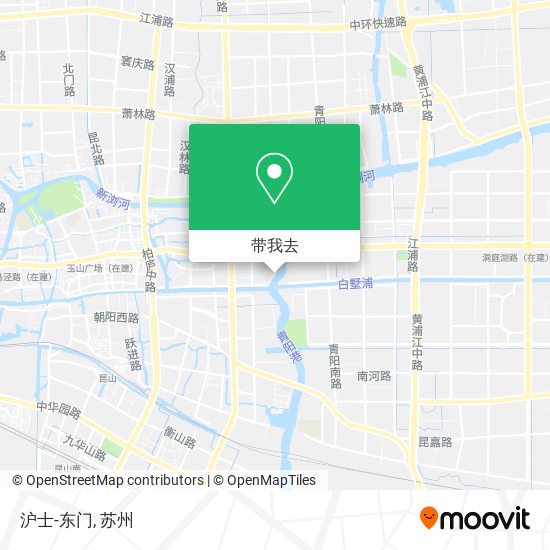 沪士-东门地图