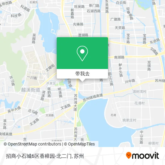 招商小石城6区香樟园-北二门地图