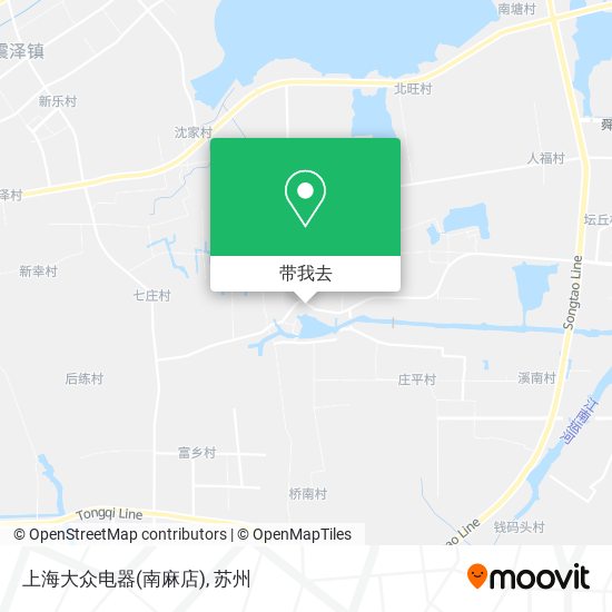上海大众电器(南麻店)地图