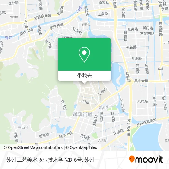 苏州工艺美术职业技术学院D-6号地图