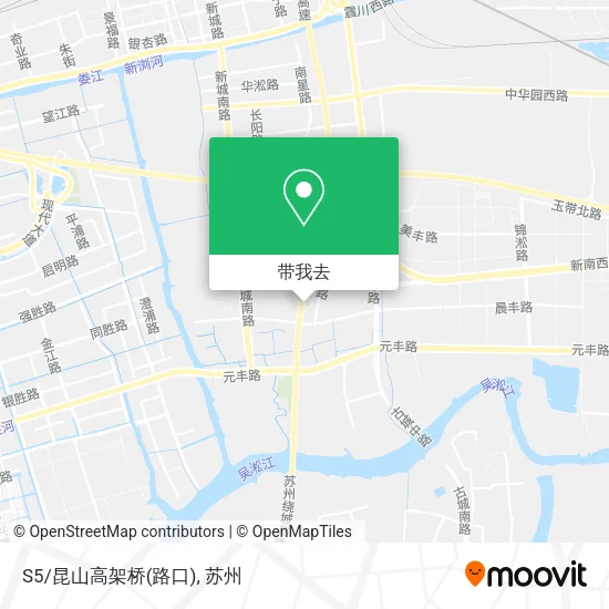 S5/昆山高架桥(路口)地图