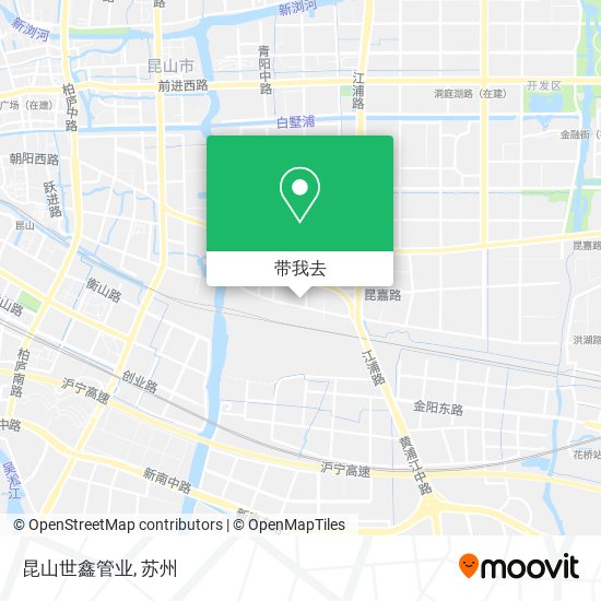 昆山世鑫管业地图