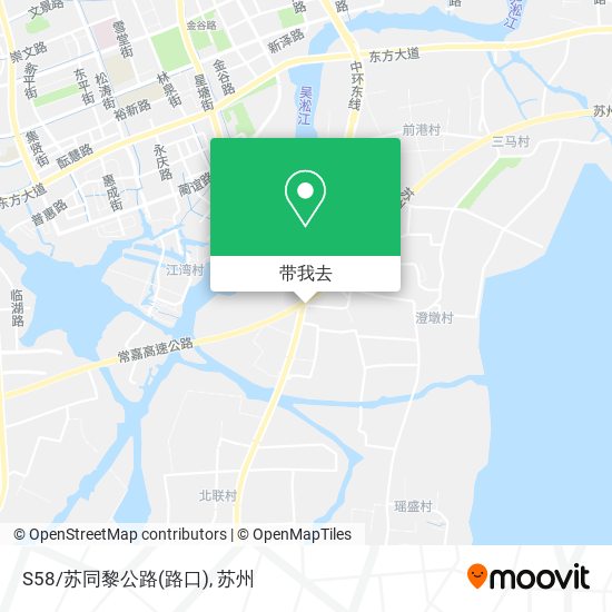 S58/苏同黎公路(路口)地图