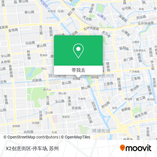 X2创意街区-停车场地图