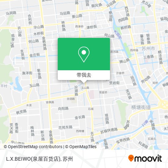 L.X.BEIWO(泉屋百货店)地图