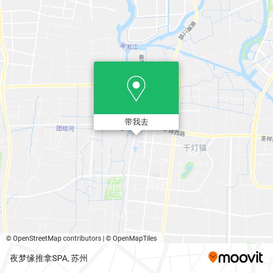 夜梦缘推拿SPA地图