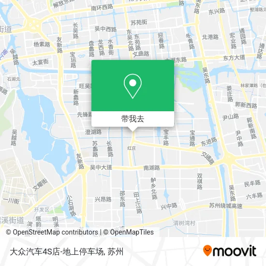 大众汽车4S店-地上停车场地图