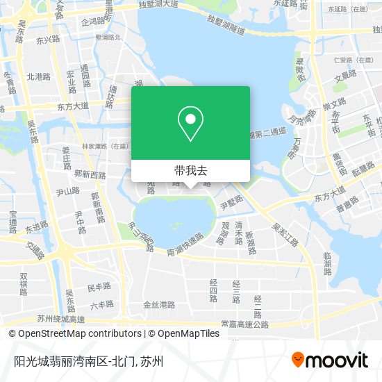 阳光城翡丽湾南区-北门地图