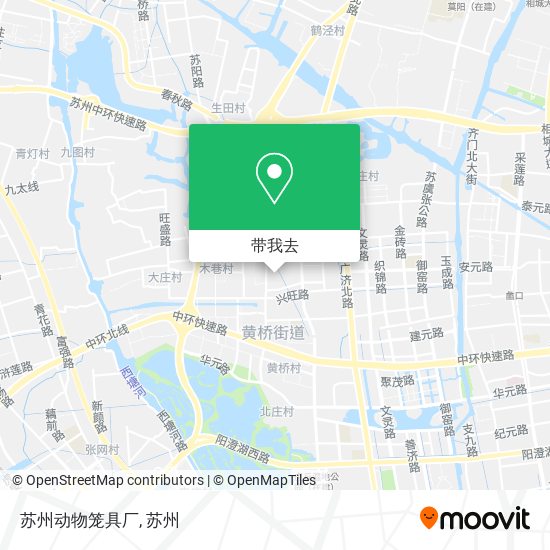 苏州动物笼具厂地图