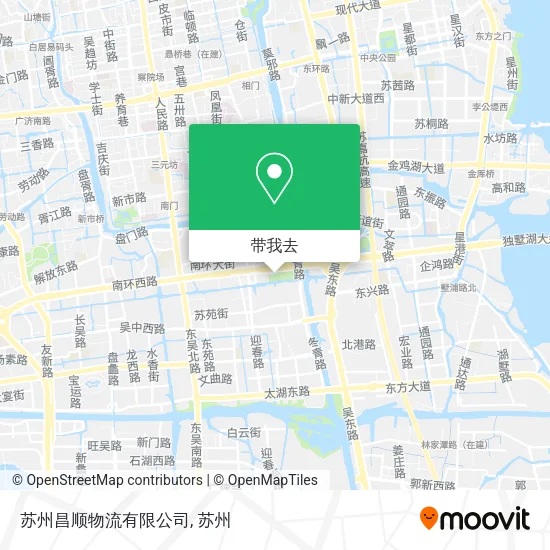 苏州昌顺物流有限公司地图