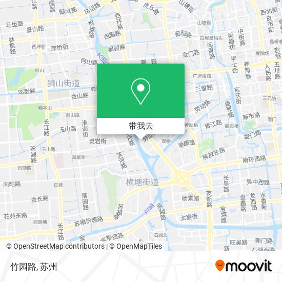 竹园路地图