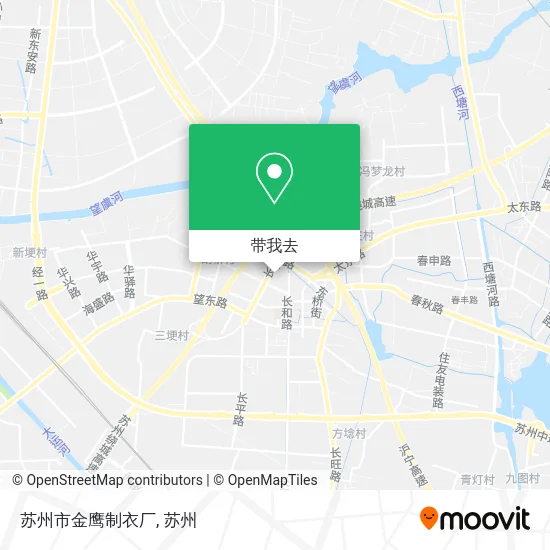 苏州市金鹰制衣厂地图