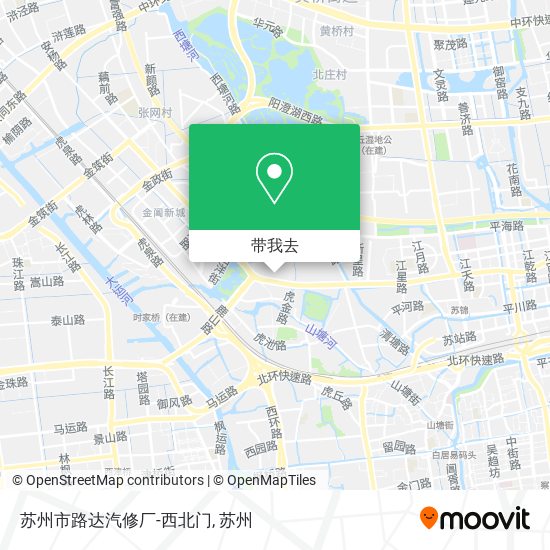 苏州市路达汽修厂-西北门地图