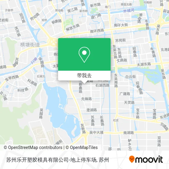 苏州乐开塑胶模具有限公司-地上停车场地图