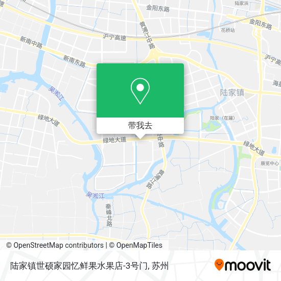 陆家镇世硕家园忆鲜果水果店-3号门地图
