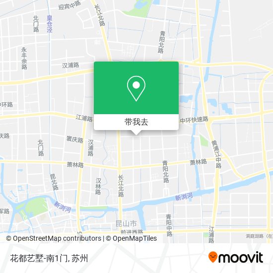 花都艺墅-南1门地图