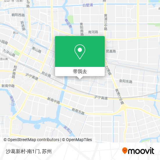 沙葛新村-南1门地图