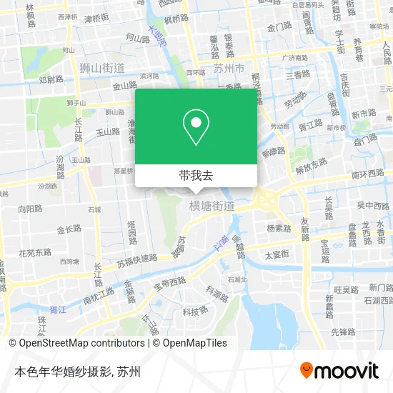 本色年华婚纱摄影地图