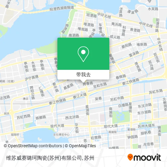 维苏威赛璐珂陶瓷(苏州)有限公司地图