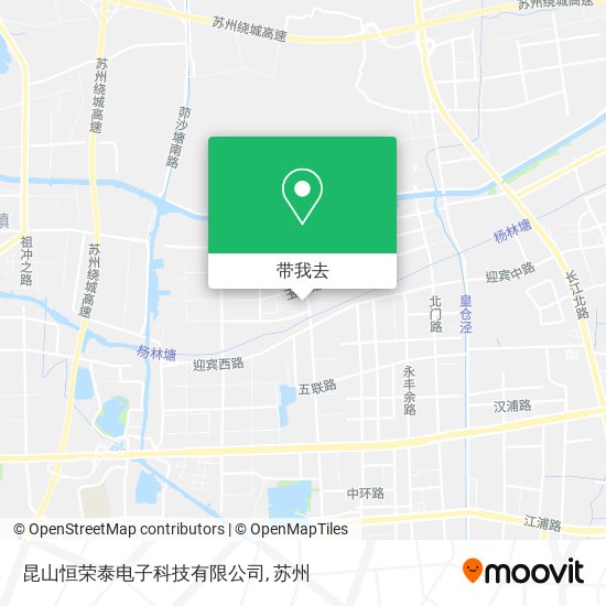 昆山恒荣泰电子科技有限公司地图