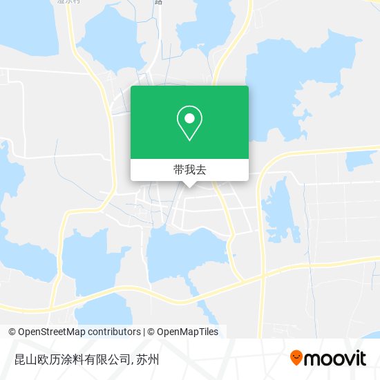 昆山欧历涂料有限公司地图