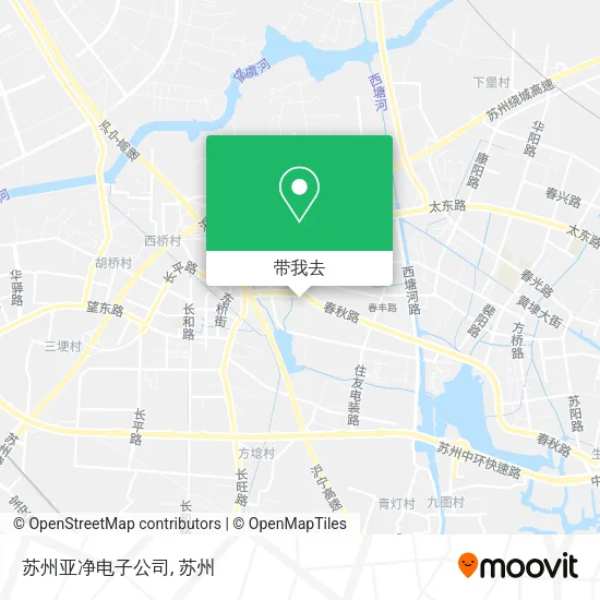 苏州亚净电子公司地图