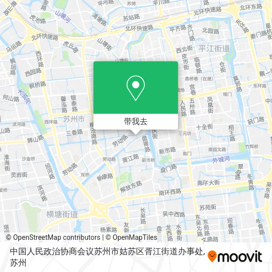 中国人民政治协商会议苏州市姑苏区胥江街道办事处地图