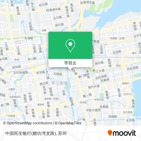 中国民生银行(糖坊湾支路)地图